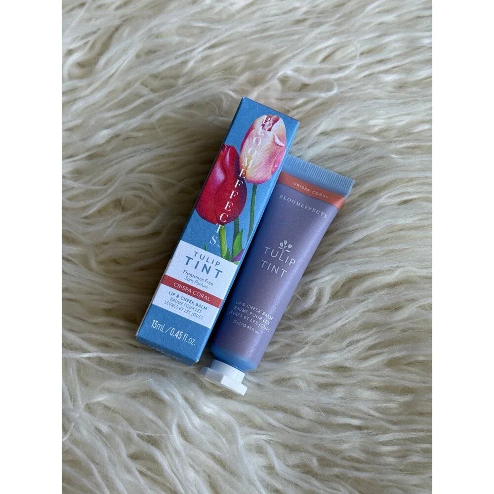 Bloomeffects Natural Tulip Tint Lip + Cheek Balm Crispa Coral